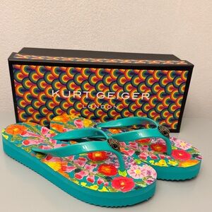 NIB Kurt Geiger flip flop size 7.5.